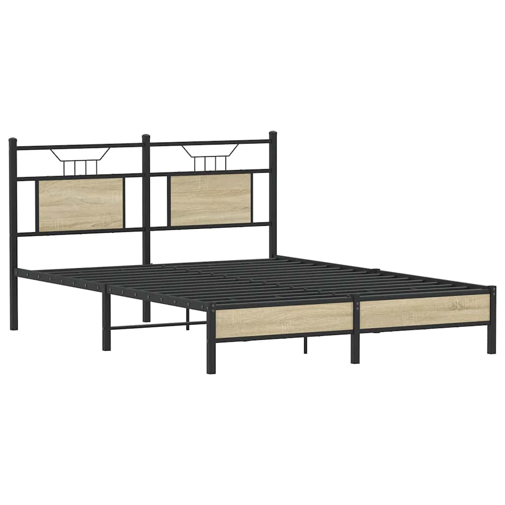 Giroletto senza Materasso Rovere Sonoma 140x190cm in Truciolato | homemem39