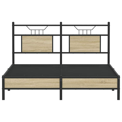 Giroletto senza Materasso Rovere Sonoma 140x190cm in Truciolato | homemem39