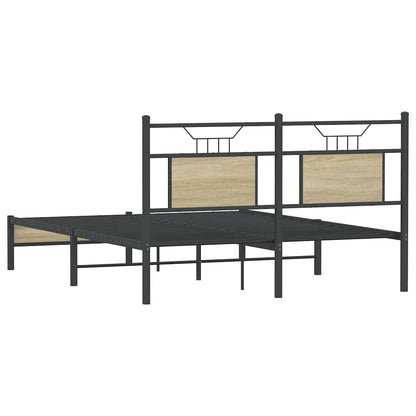 Giroletto senza Materasso Rovere Sonoma 140x190cm in Truciolato | homemem39
