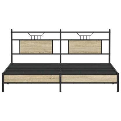 Giroletto senza Materasso Rovere Sonoma 183x213cm in Truciolato | homemem39