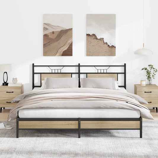 Giroletto senza Materasso Rovere Sonoma 183x213cm in Truciolato | homemem39