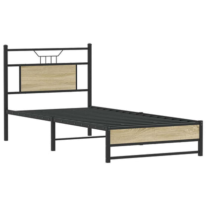 Giroletto senza Materasso Rovere Sonoma 90x200 cm in Truciolato | homemem39