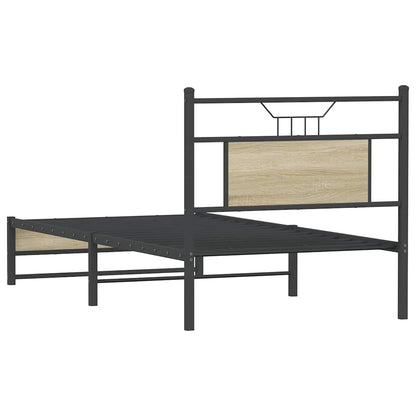 Giroletto senza Materasso Rovere Sonoma 90x200 cm in Truciolato | homemem39