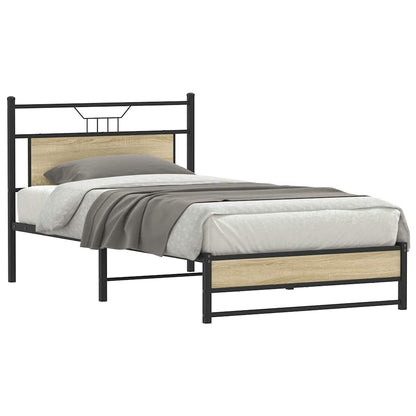 Giroletto senza Materasso Rovere Sonoma 107x203cm in Truciolato | homemem39
