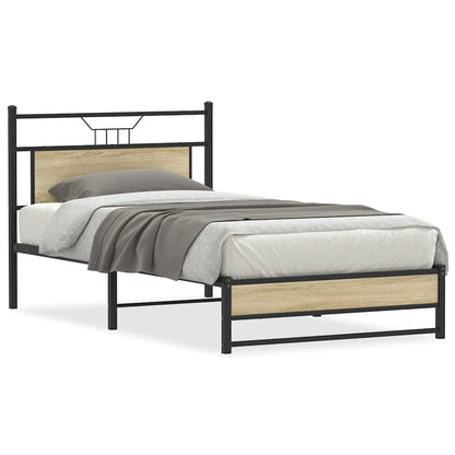 Giroletto senza Materasso Rovere Sonoma 107x203cm in Truciolato | homemem39
