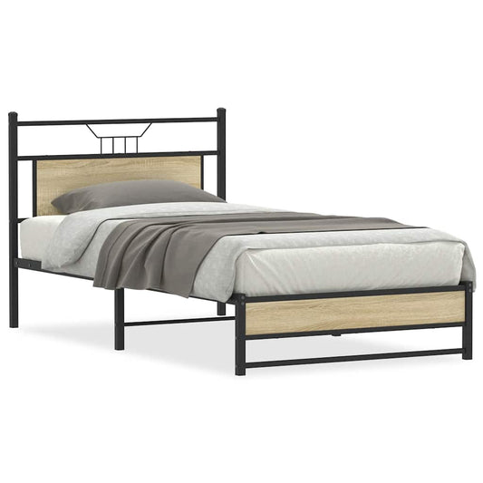 Giroletto senza Materasso Rovere Sonoma 107x203cm in Truciolato | homemem39