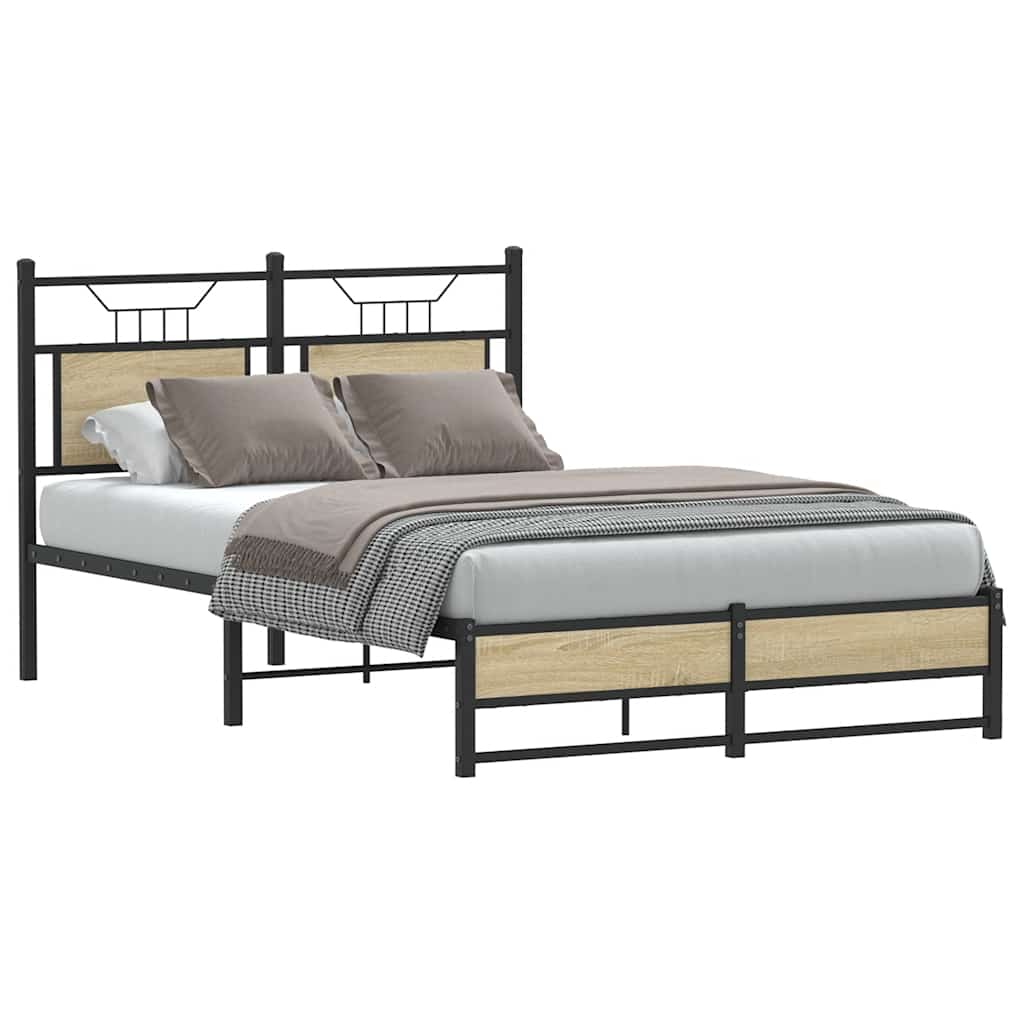 Giroletto senza Materasso Rovere Sonoma 120x190cm in Truciolato | homemem39