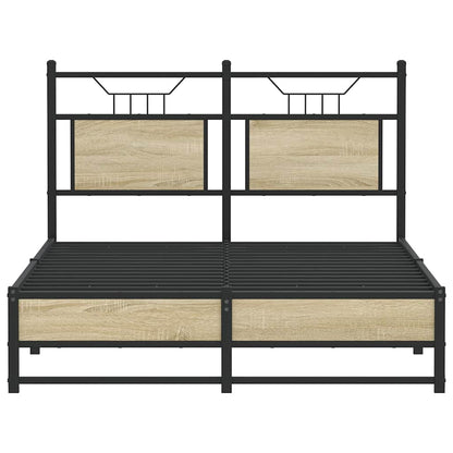 Giroletto senza Materasso Rovere Sonoma 120x190cm in Truciolato | homemem39