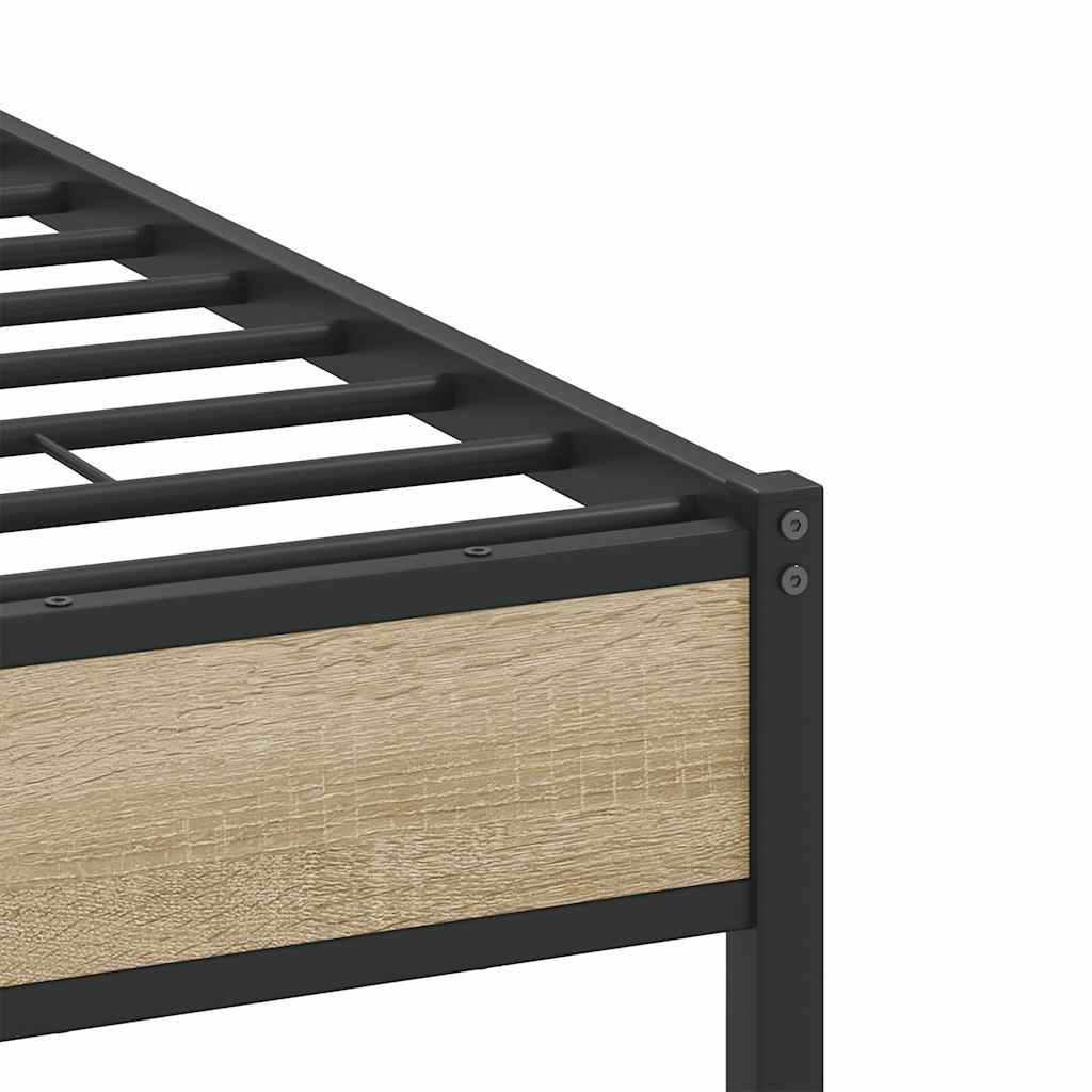 Giroletto senza Materasso Rovere Sonoma 120x190cm in Truciolato | homemem39