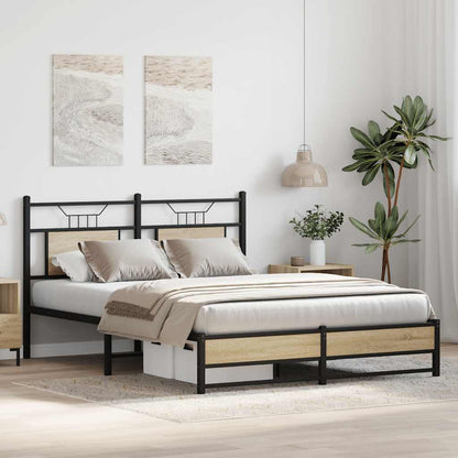 Giroletto senza Materasso Rovere Sonoma 140x190cm in Truciolato | homemem39