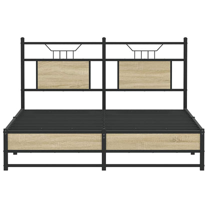 Giroletto senza Materasso Rovere Sonoma 140x190cm in Truciolato | homemem39