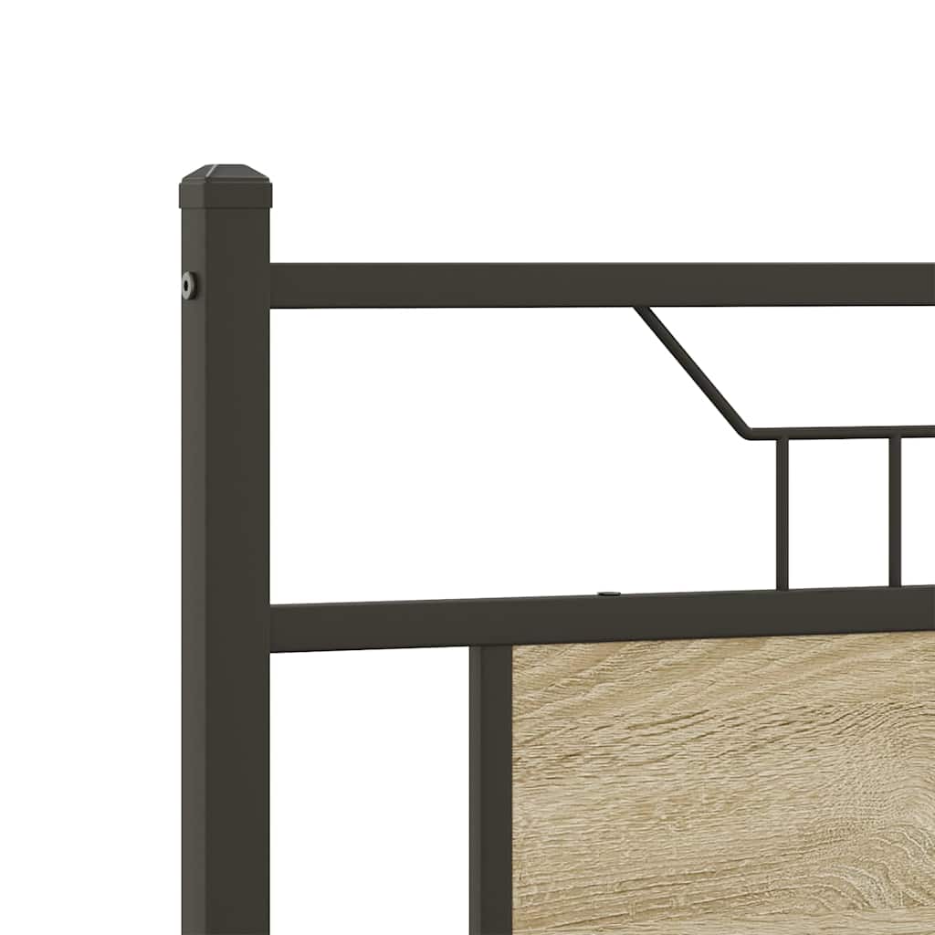 Giroletto senza Materasso Rovere Sonoma 140x190cm in Truciolato | homemem39