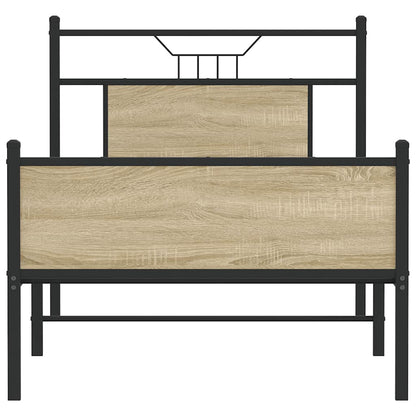 Giroletto senza Materasso Rovere Sonoma 80x200 cm in Truciolato | homemem39