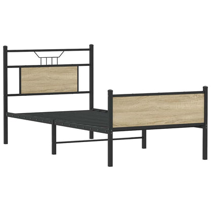 Giroletto senza Materasso Rovere Sonoma 90x200 cm in Truciolato | homemem39