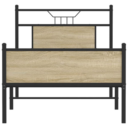 Giroletto senza Materasso Rovere Sonoma 90x200 cm in Truciolato | homemem39