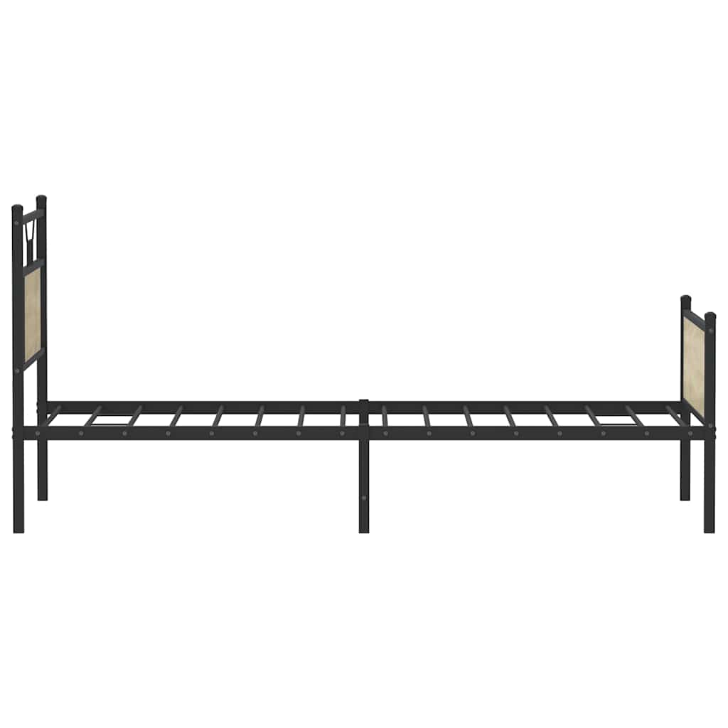 Giroletto senza Materasso Rovere Sonoma 90x200 cm in Truciolato | homemem39