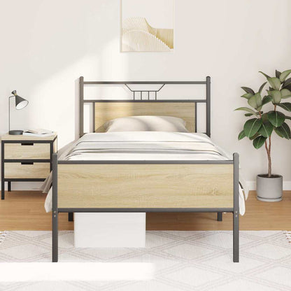 Giroletto senza Materasso Rovere Sonoma 107x203cm in Truciolato