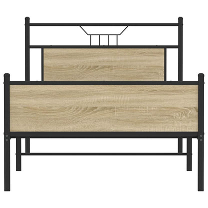 Giroletto senza Materasso Rovere Sonoma 107x203cm in Truciolato | homemem39