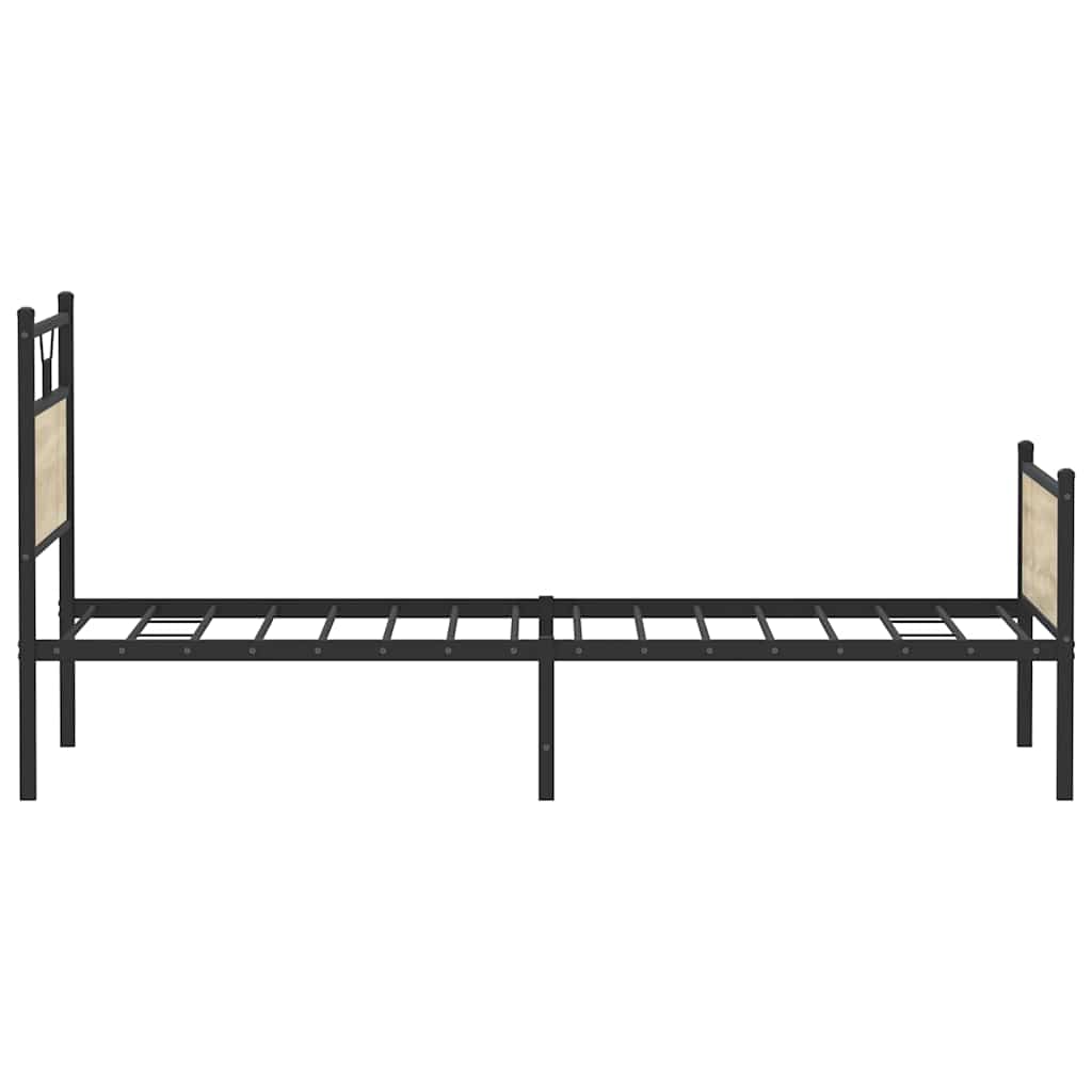 Giroletto senza Materasso Rovere Sonoma 107x203cm in Truciolato | homemem39
