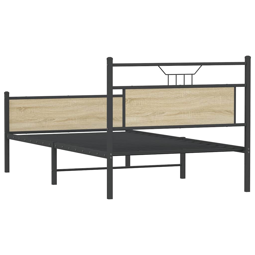 Giroletto senza Materasso Rovere Sonoma 107x203cm in Truciolato | homemem39