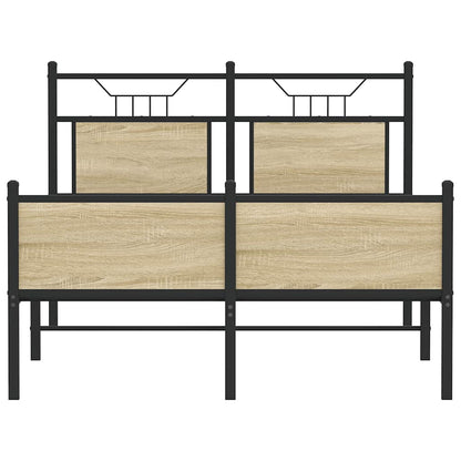 Giroletto senza Materasso Rovere Sonoma 120x190cm in Truciolato | homemem39