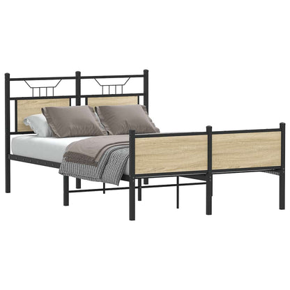 Giroletto senza Materasso Rovere Sonoma 120x190cm in Truciolato | homemem39