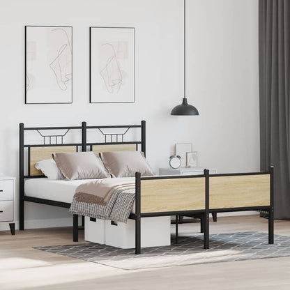 Giroletto senza Materasso Rovere Sonoma 120x200cm in Truciolato | homemem39