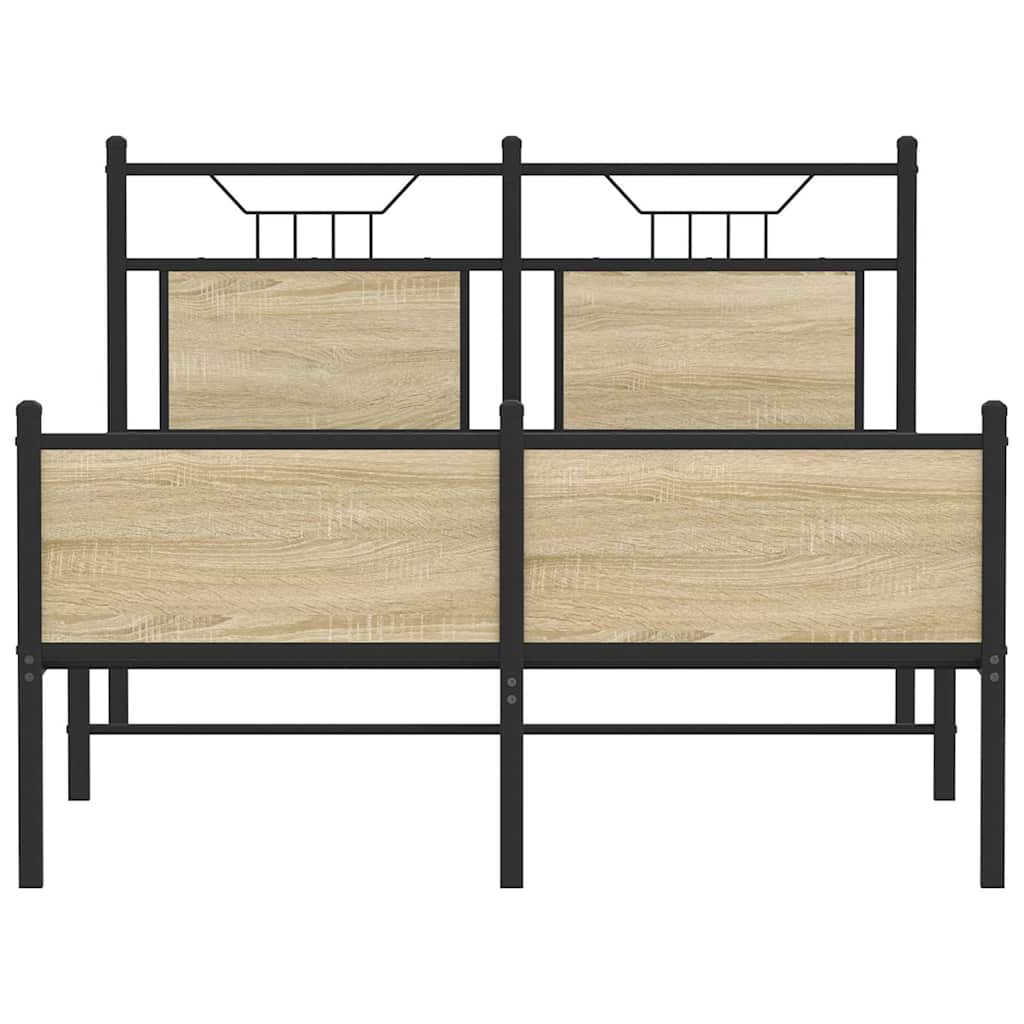 Giroletto senza Materasso Rovere Sonoma 120x200cm in Truciolato | homemem39
