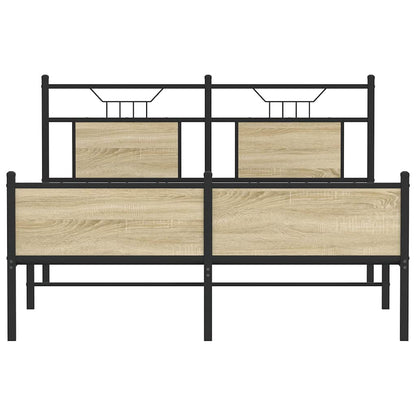 Giroletto senza Materasso Rovere Sonoma 137x190cm in Truciolato | homemem39
