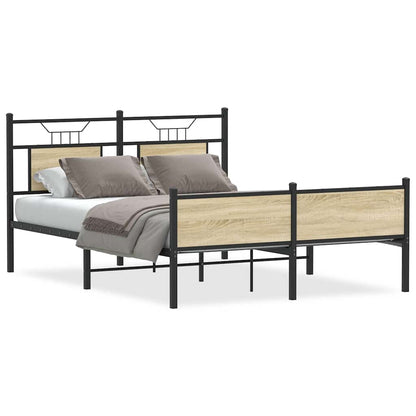 Giroletto senza Materasso Rovere Sonoma 140x190cm in Truciolato