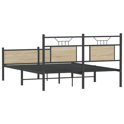 Giroletto senza Materasso Rovere Sonoma 140x190cm in Truciolato