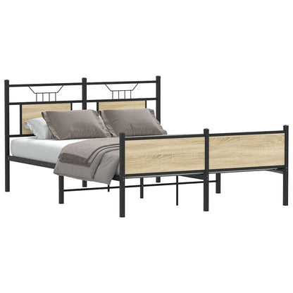 Giroletto senza Materasso Rovere Sonoma 140x190cm in Truciolato