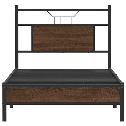 Giroletto senza Materasso Rovere Marrone 75x190cm in Truciolato | homemem39