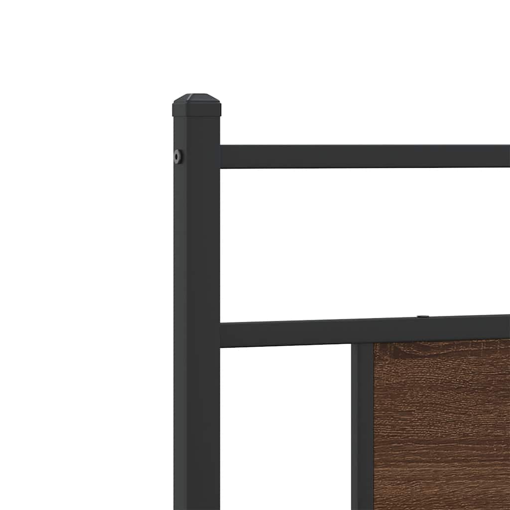 Giroletto senza Materasso Rovere Marrone 90x190cm in Truciolato | homemem39