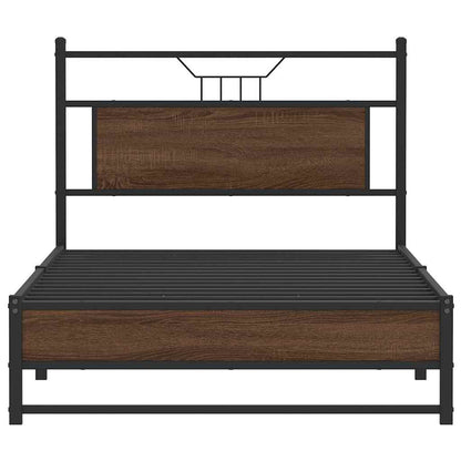 Giroletto senza Materasso Rovere Marrone 107x203 cm Truciolato | homemem39