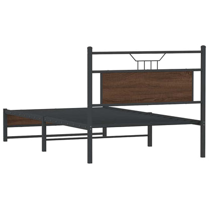 Giroletto senza Materasso Rovere Marrone 107x203 cm Truciolato