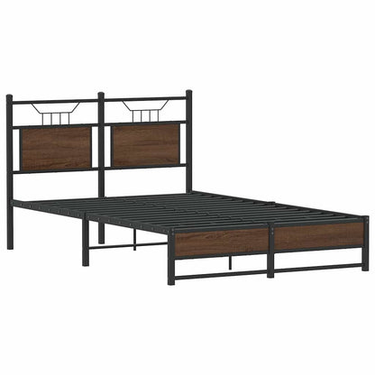 Giroletto senza Materasso Rovere Marrone 120x190 cm Truciolato | homemem39