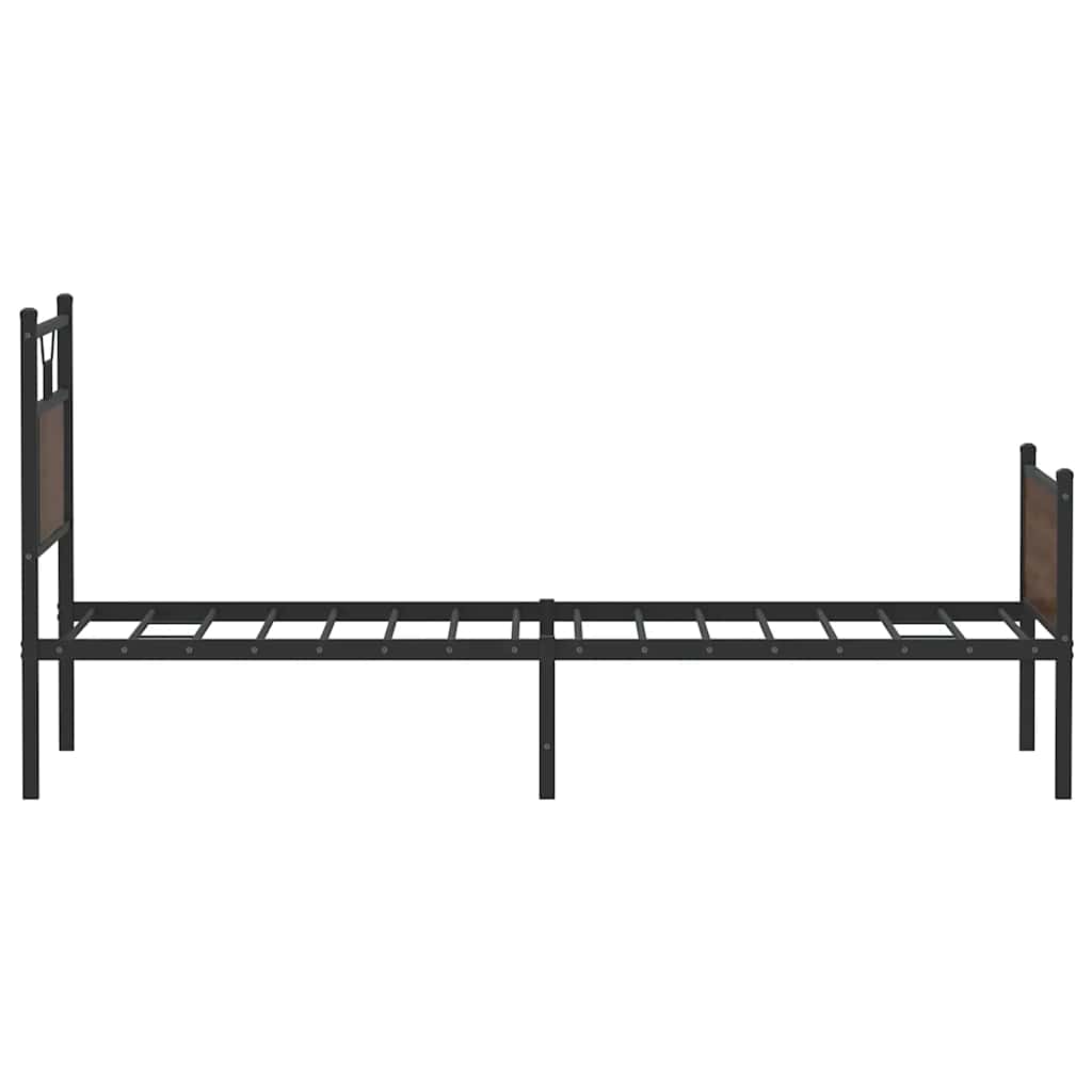 Giroletto senza Materasso Rovere Marrone 90x190cm in Truciolato | homemem39