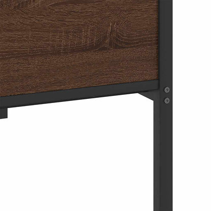 Giroletto senza Materasso Rovere Marrone 100x200 cm Truciolato | homemem39