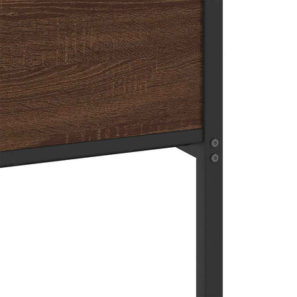 Giroletto senza Materasso Rovere Marrone 140x190 cm Truciolato | homemem39