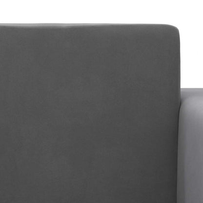 Divano Letto per Bambini Antracite in Morbido Peluche | homemem39