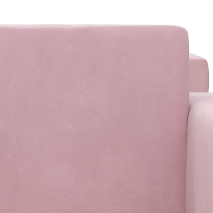 Divano per Bambini Rosa in Morbido Peluche | homemem39