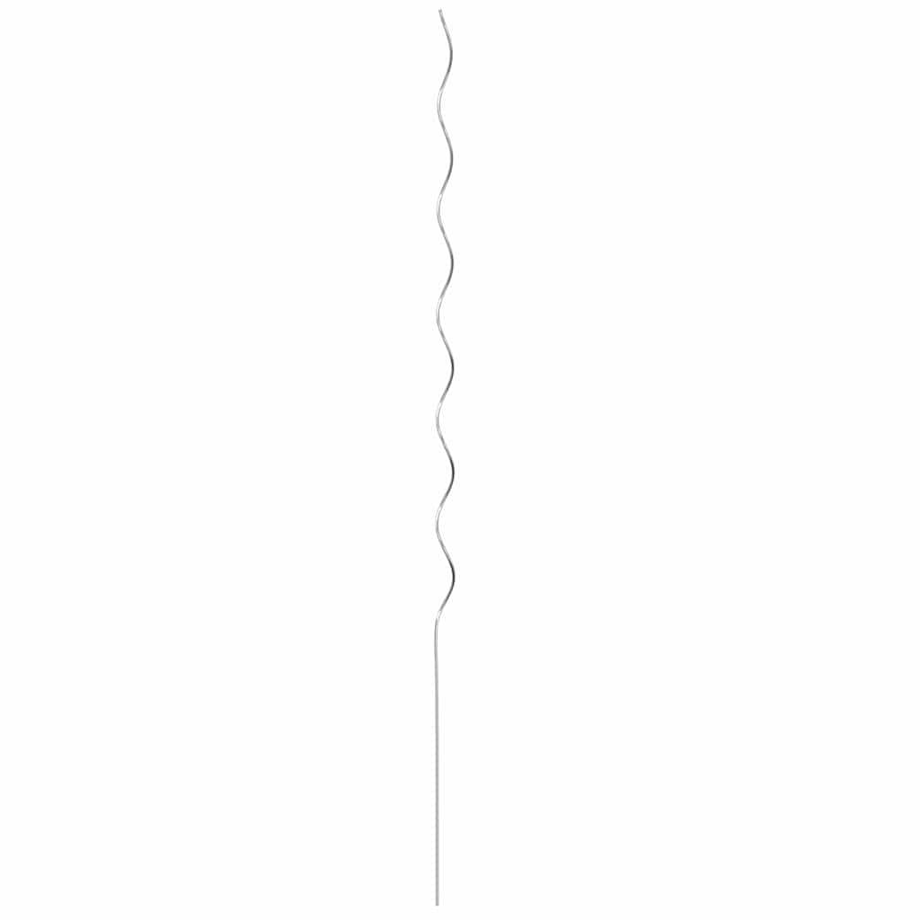 Sostegni a spirale per piante 20 pcs Argento 150 cm