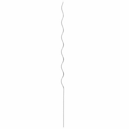 Sostegni a spirale per piante 5 pcs Argento 150 cm