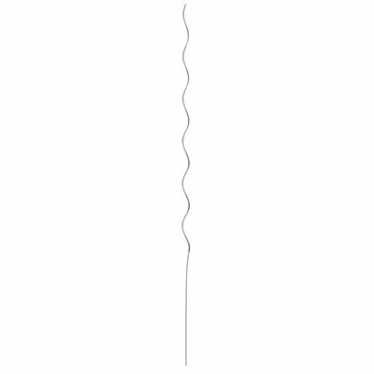 Sostegni a spirale per piante 5 pcs Argento 150 cm