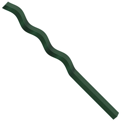 Supporto per piante 50 pcs Verde 110 x 0.6 x 0.6 cm Acciaio | homemem39