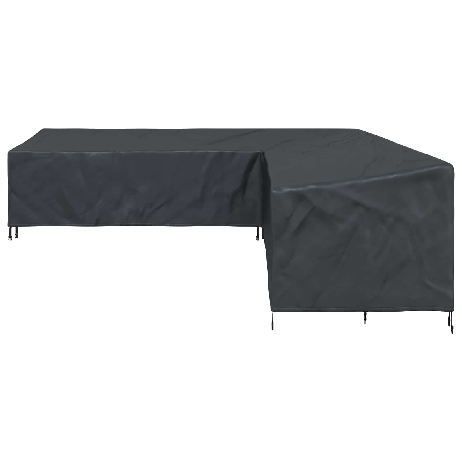 Copertura per mobili Nero 325 x 325 x 80 cm Tessuto Oxford 210D | homemem39