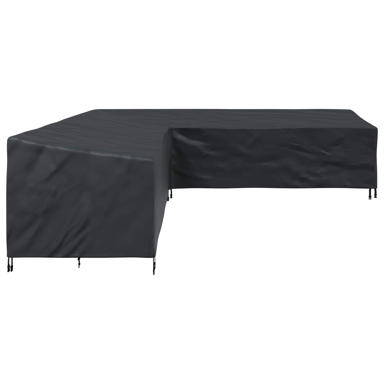 Copertura per mobili Nero 325 x 325 x 80 cm Tessuto Oxford 420D | homemem39