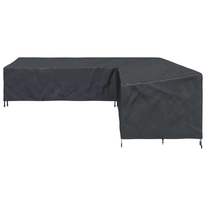 Copertura per mobili Nero 325 x 325 x 80 cm Tessuto Oxford 600D | homemem39