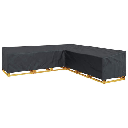 Copertura per mobili Nero 325 x 325 x 80 cm Tessuto Oxford 600D | homemem39